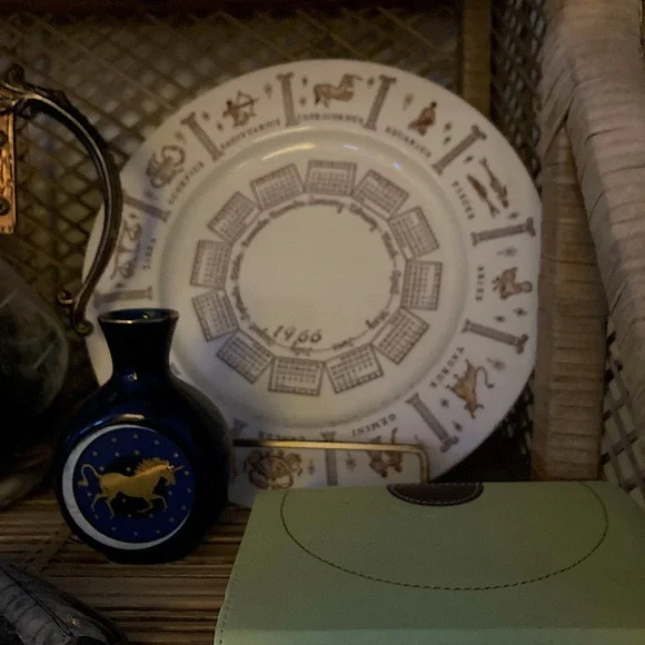 ▫️Vtg 1966 Astrology Zodiac Calendar Plate - Picture 3 of 8